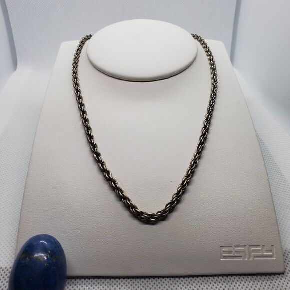 Vintage Silver Chain Necklace - Picture 1 of 3